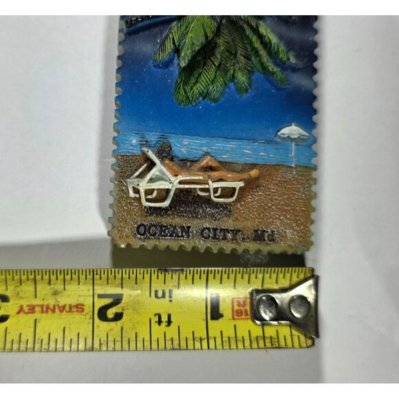 Ocean City MD Beach Scene 3D Souvenir Fridge Magnet vacation keepsake shore - Picture 6 of 6